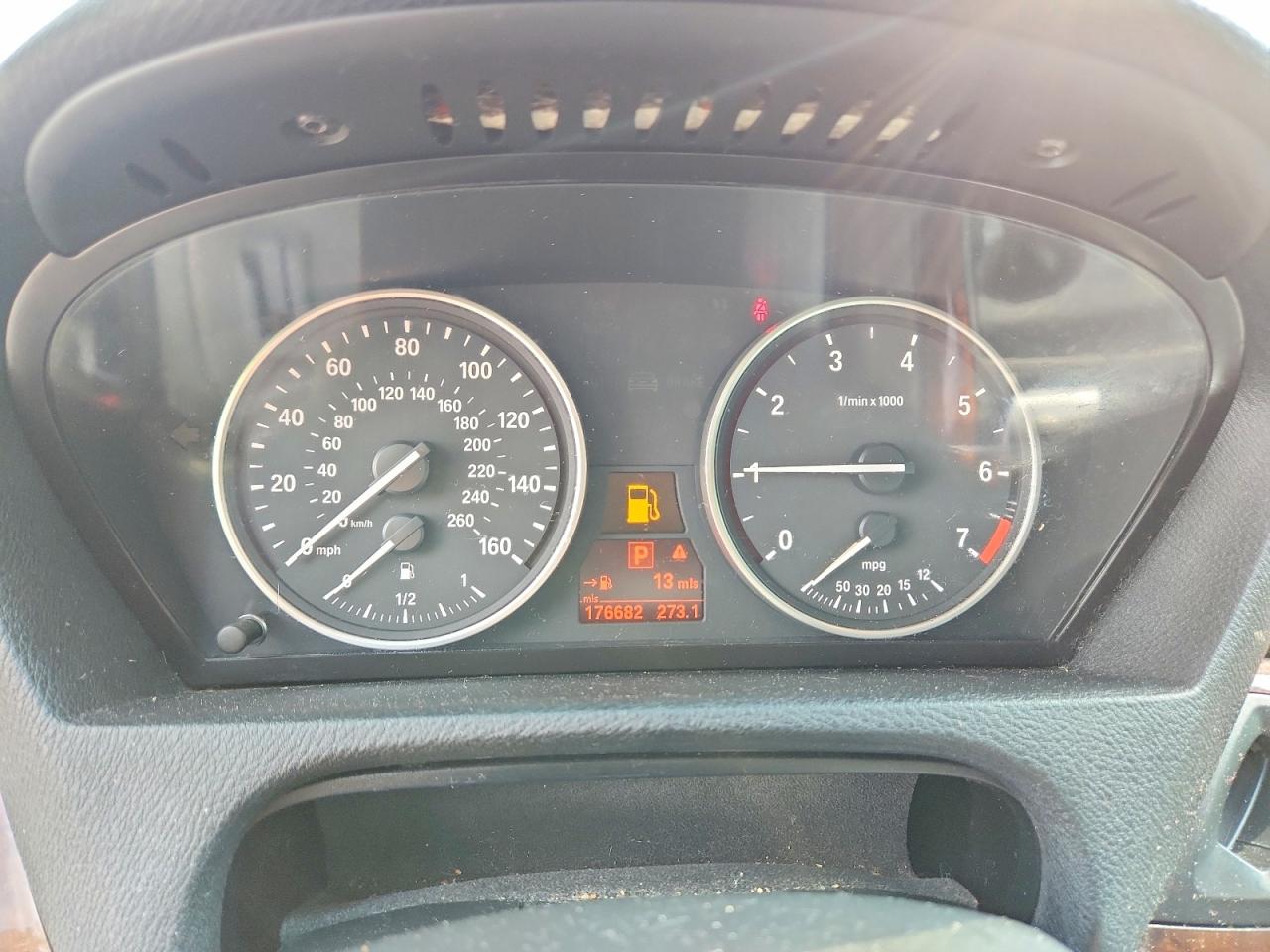 2007 Bmw X5 4.8i Синий vin: 4USFE83517LY65287