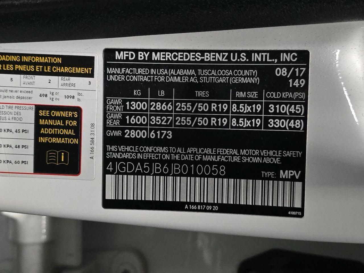 2018 Mercedes-benz Gle 350 Белый vin: 4JGDA5JB6JB010058