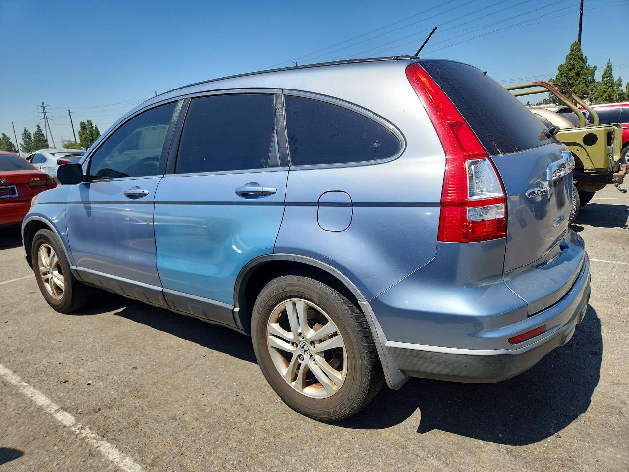 2010 Honda Cr-v Exl Blue vin: JHLRE3H79AC004935