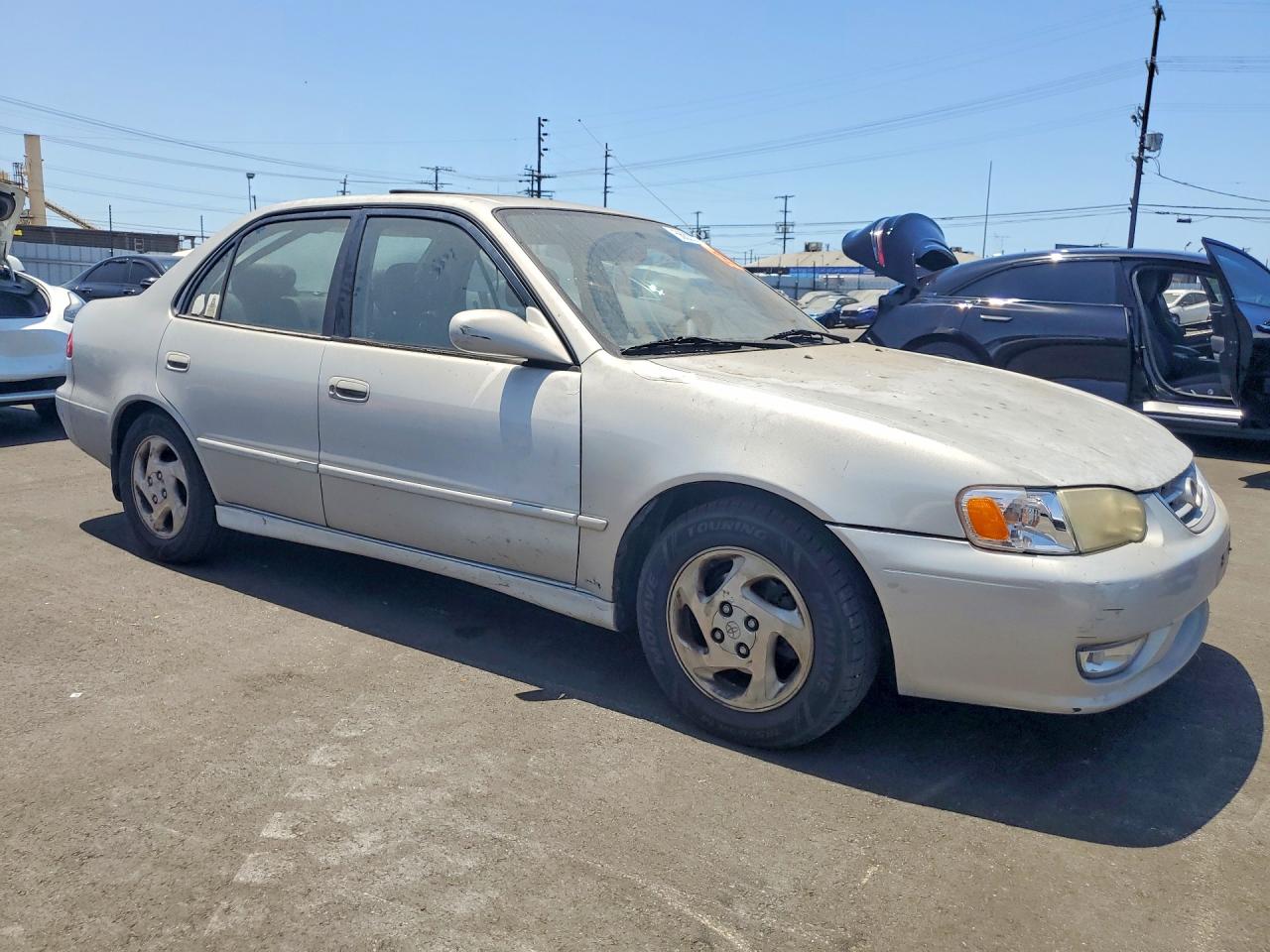 2001 Toyota Corolla S Серебряный vin: 1NXBR12E81Z524497