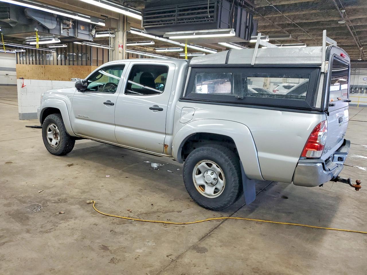 2013 Toyota Tacoma Double Cab Prerunner Silver vin: 3TMJU4GN6DM146570