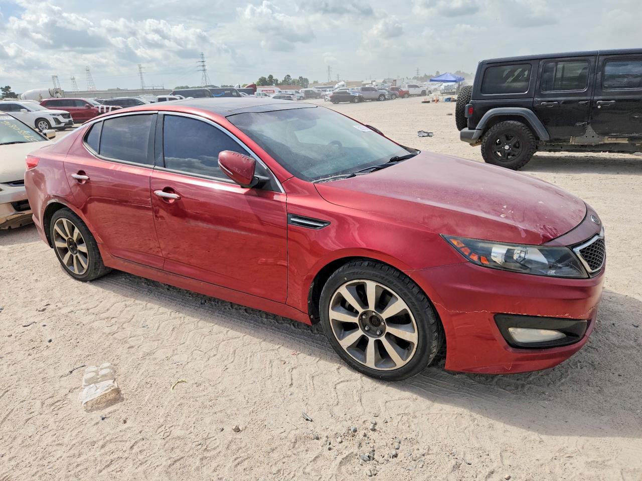 2013 Kia Optima Sx Red vin: 5XXGR4A6XDG220801