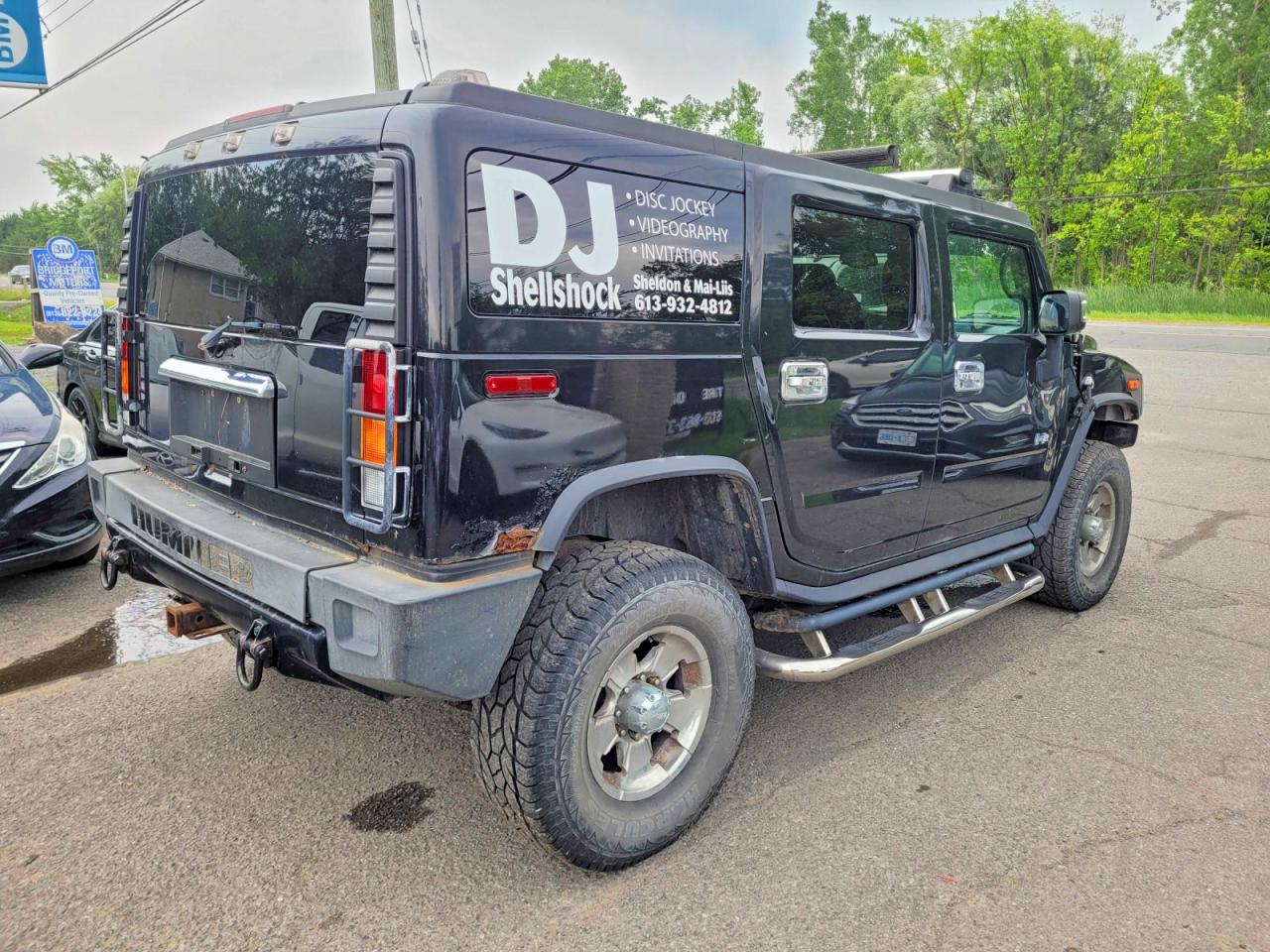 2004 Hummer H2 Black vin: 5GRGN23UX4H103507