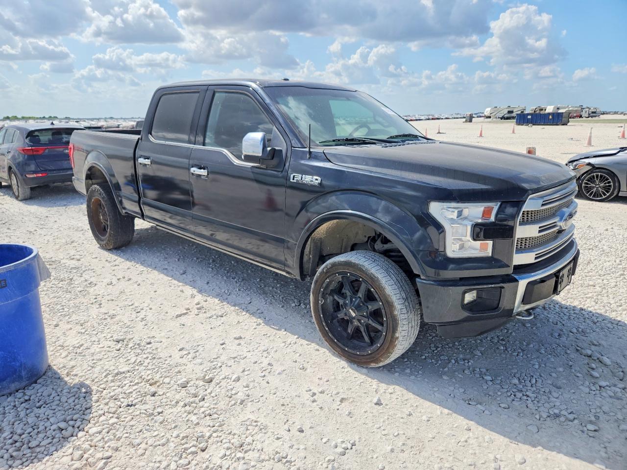 2015 Ford F150 Supercrew Black vin: 1FTFW1EG4FFC16993