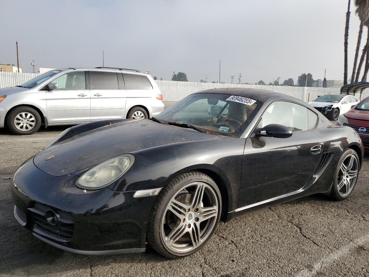 2007 Porsche Cayman Черный vin: WP0AA29877U761391