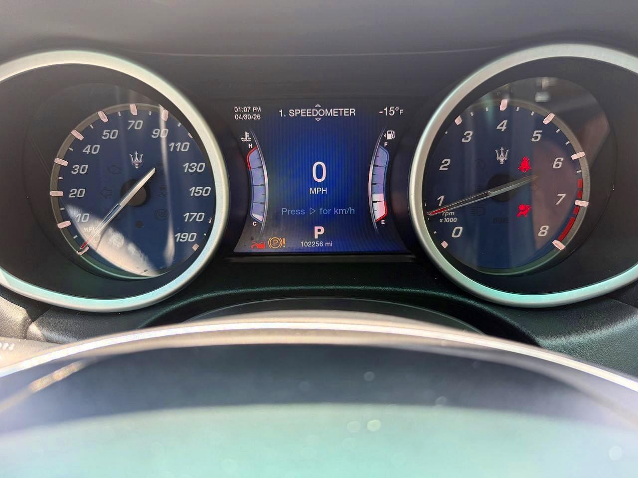 2015 Maserati Ghibli Gray vin: ZAM57XSA9F1134858