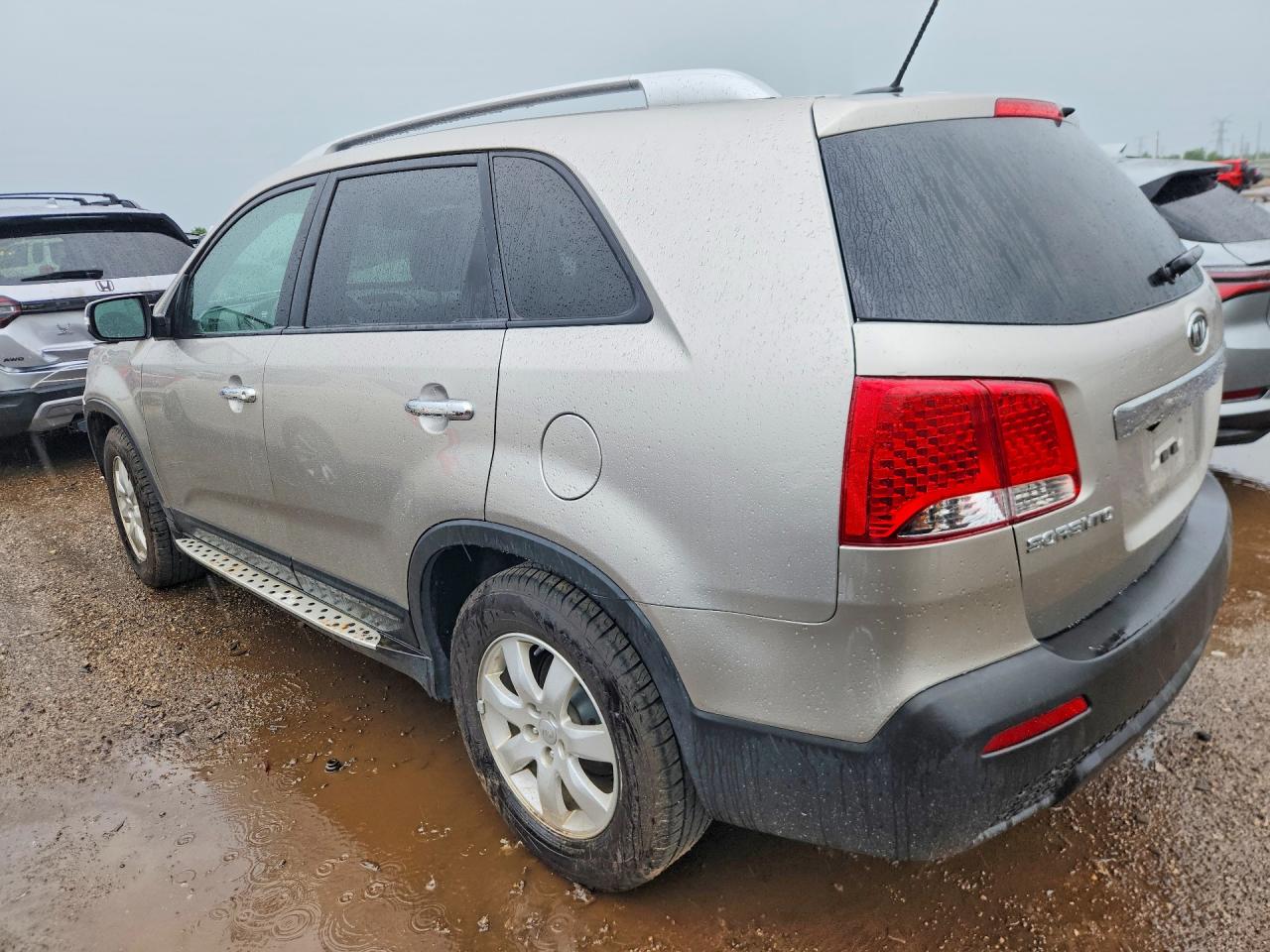 2013 Kia Sorento Lx Silver vin: 5XYKT4A60DG361481