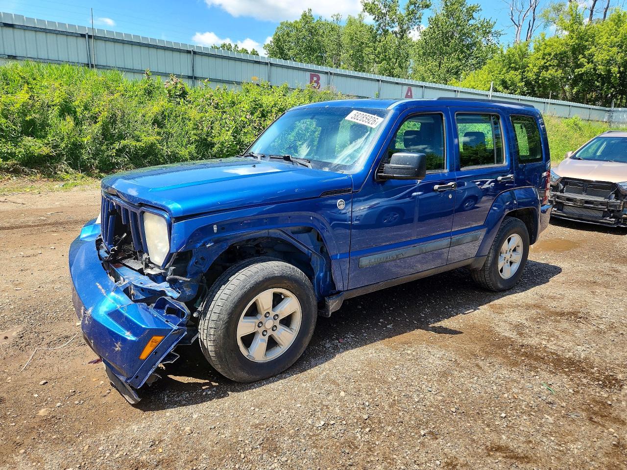 2009 Jeep Liberty Sport Blue vin: 1J8GN28K69W546323