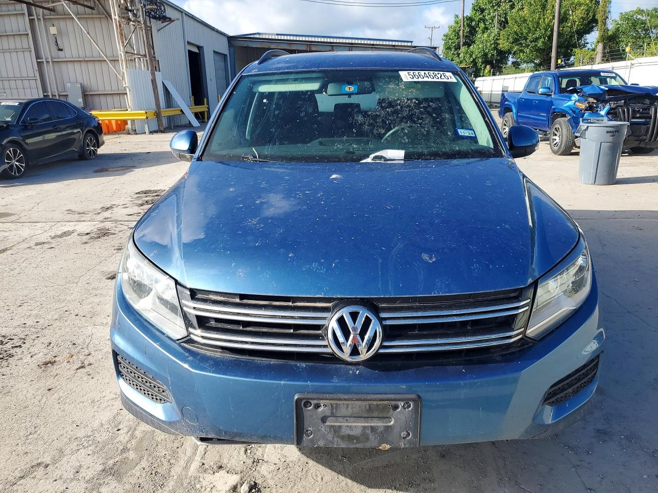 2017 Volkswagen Tiguan S Blue vin: WVGAV7AX8HK045466