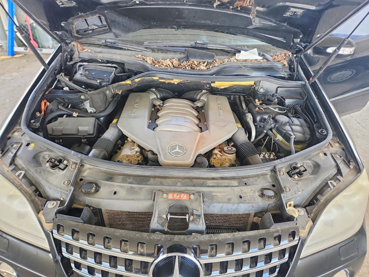 2007 Mercedes-benz Ml 63 Amg Черный vin: 4JGBB77E17A199878