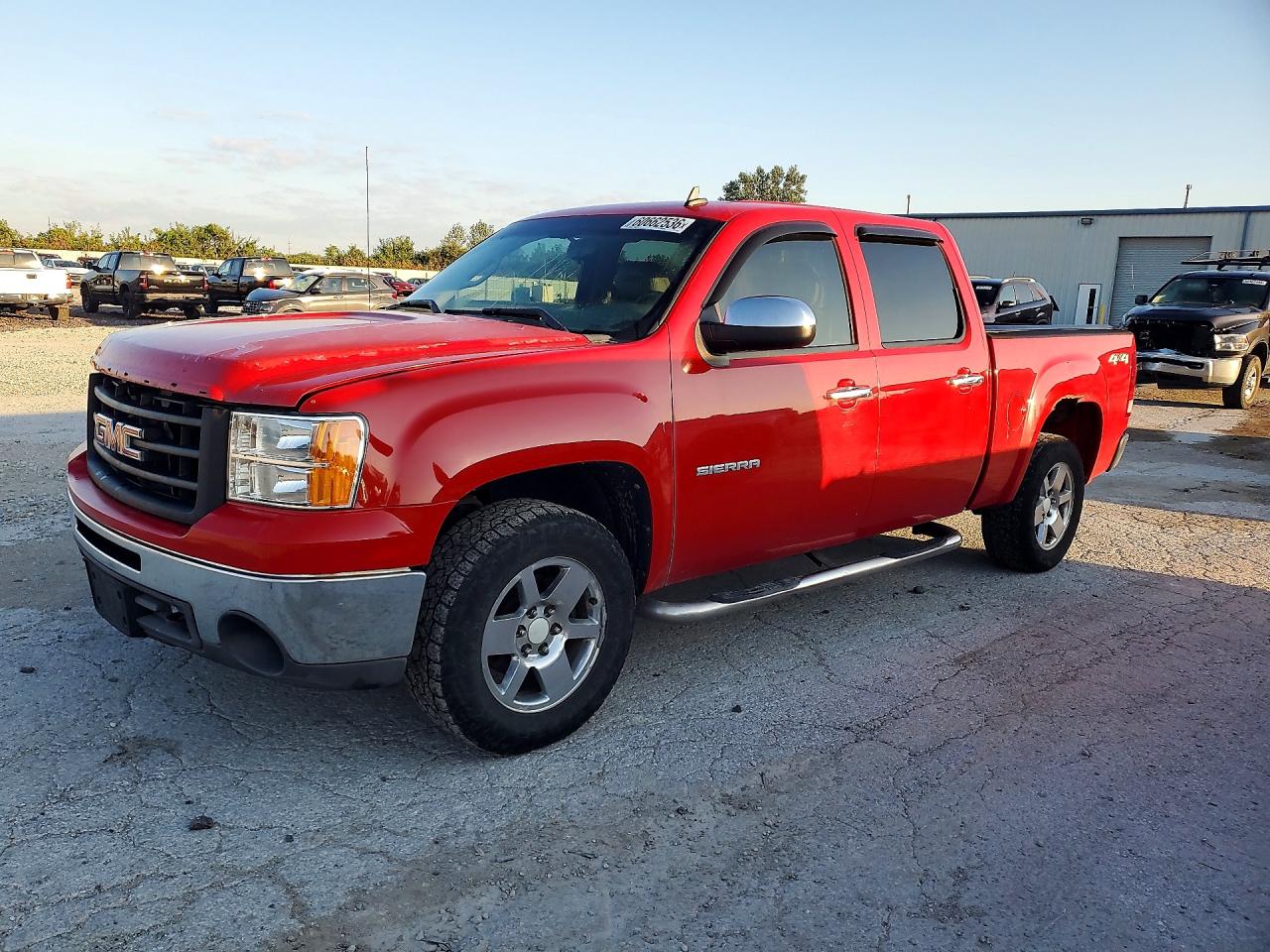 2010 Gmc Sierra K1500 Sle Red vin: 3GTRKVE38AG266106