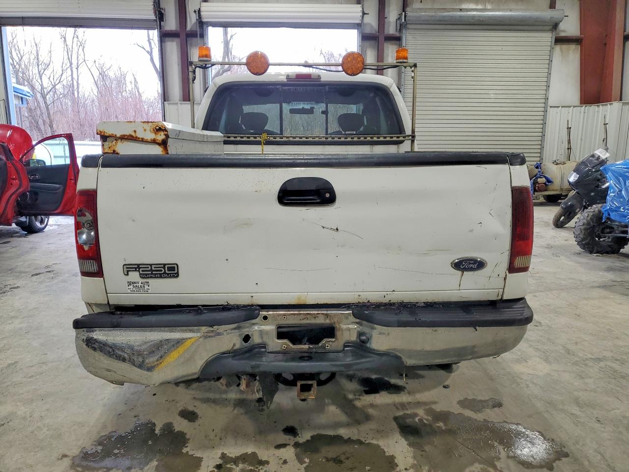 2004 Ford F250 Super Duty White vin: 1FTNX21L24EE08501