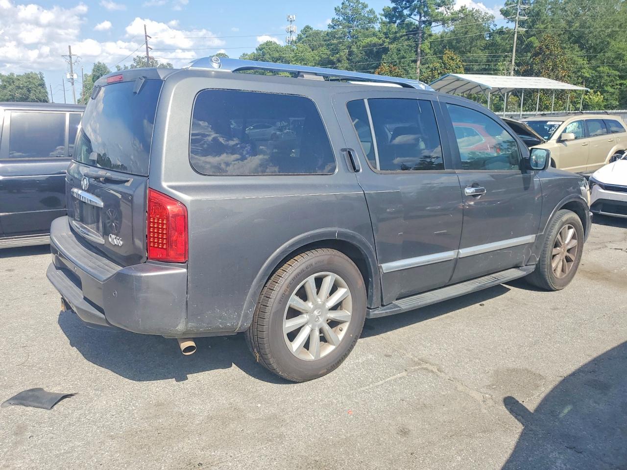 2010 Infiniti Qx56 Base Gray vin: 5N3ZA0NF7AN904310