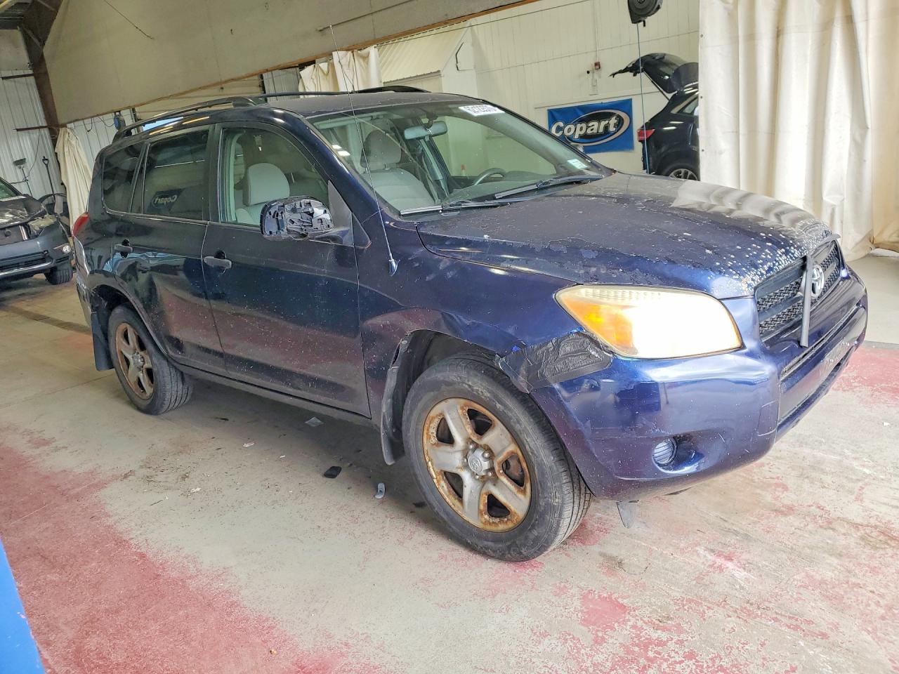 2007 Toyota Rav4 Base Blue vin: JTMBD33V975087755