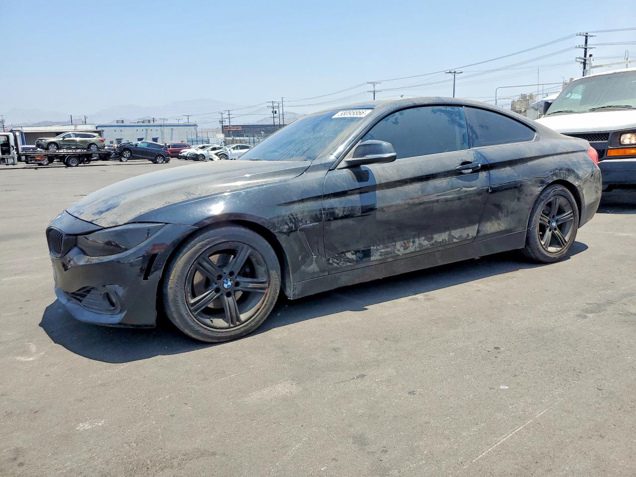 2014 Bmw 428 I Black vin: WBA3N7C52EF718195