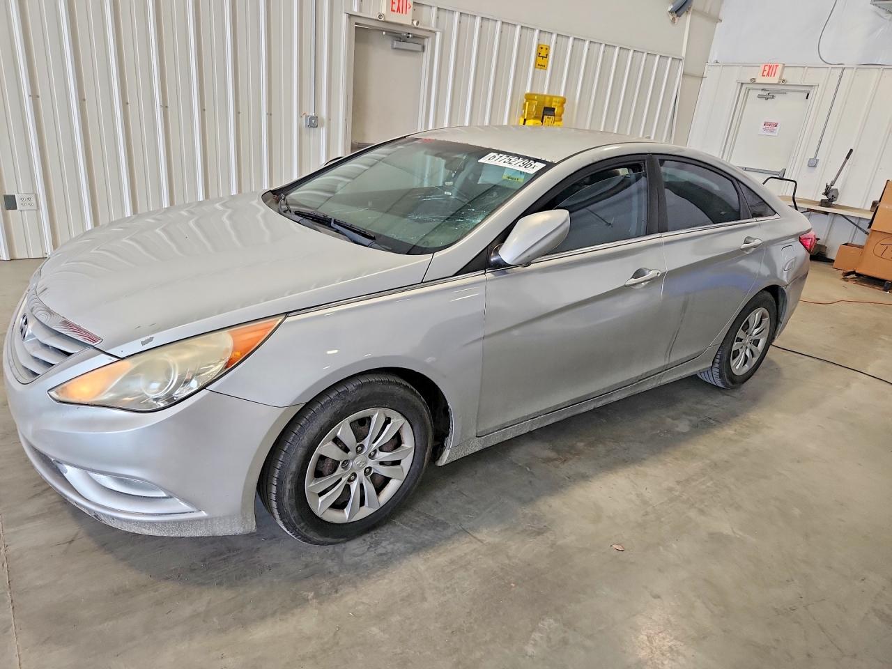 2011 Hyundai Sonata Gls Silver vin: 5NPEB4AC1BH005908