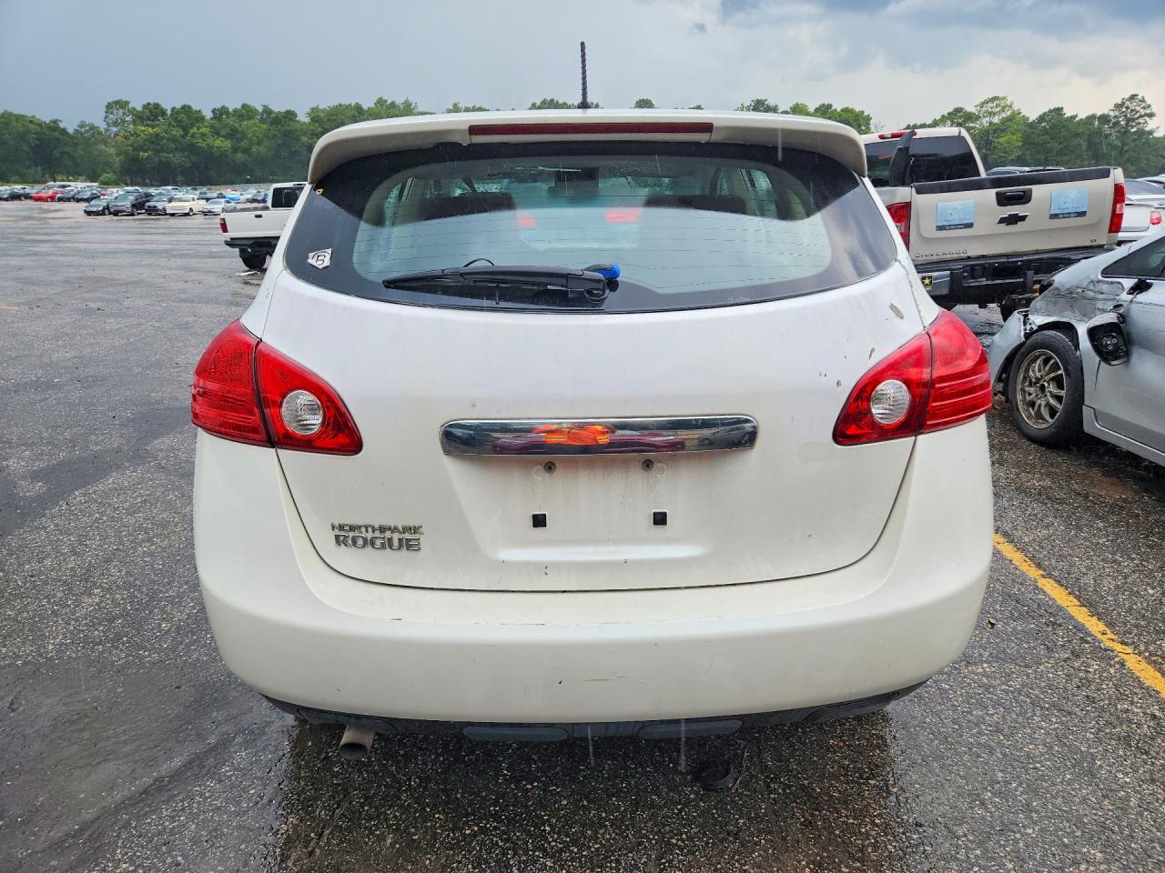 2011 Nissan Rogue S Белый vin: JN8AS5MT4BW186100