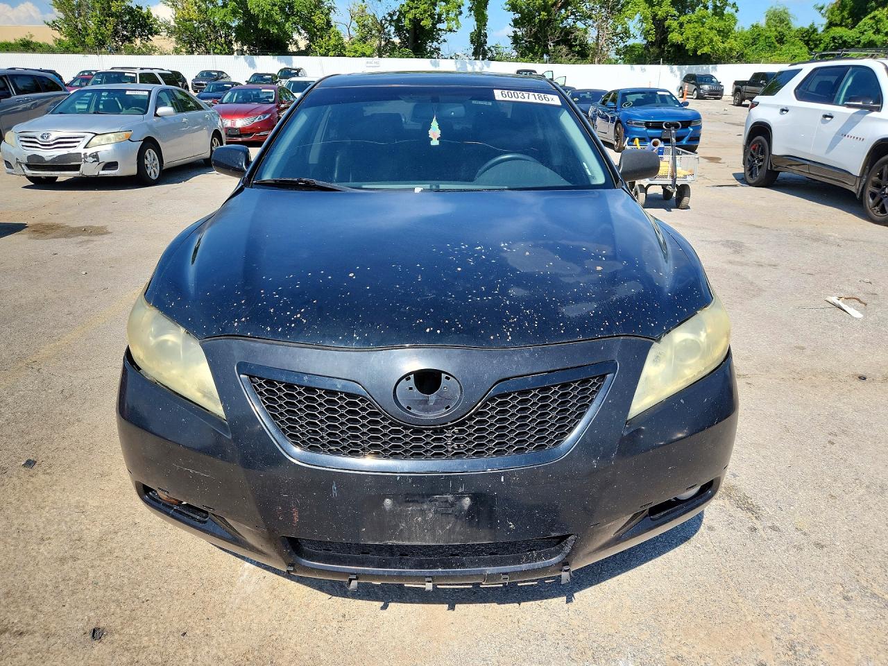 2007 Toyota Camry Se V6 Black vin: 4T1BK46K27U521125
