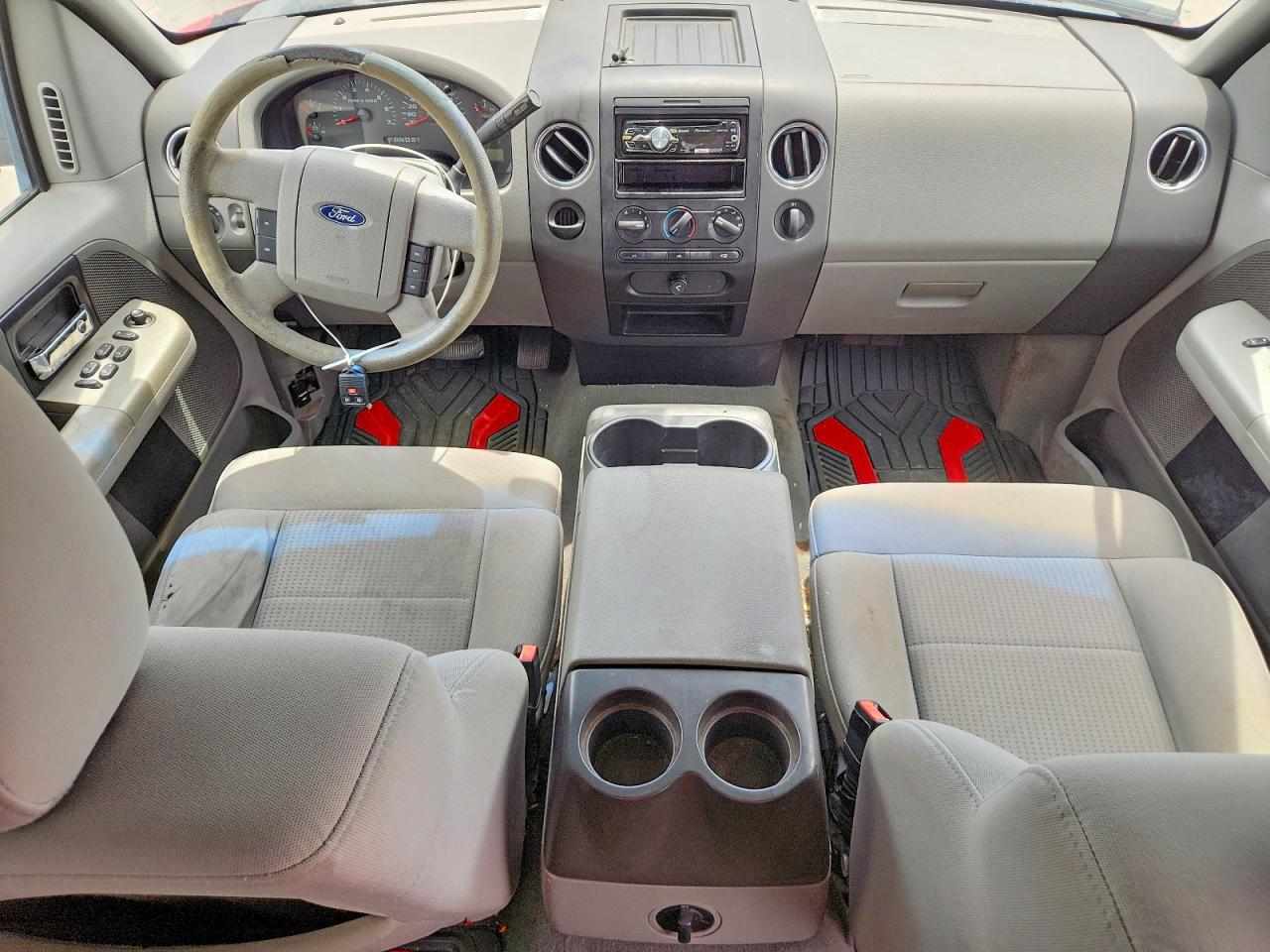 2008 Ford F150 Supercrew Красный vin: 1FTPW12V28FB95779