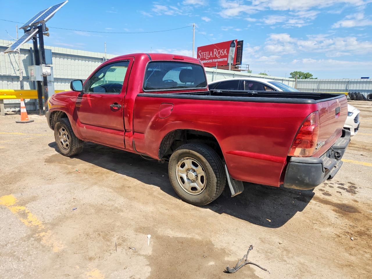 2007 Toyota Tacoma Base Red vin: 5TENX22N47Z467731