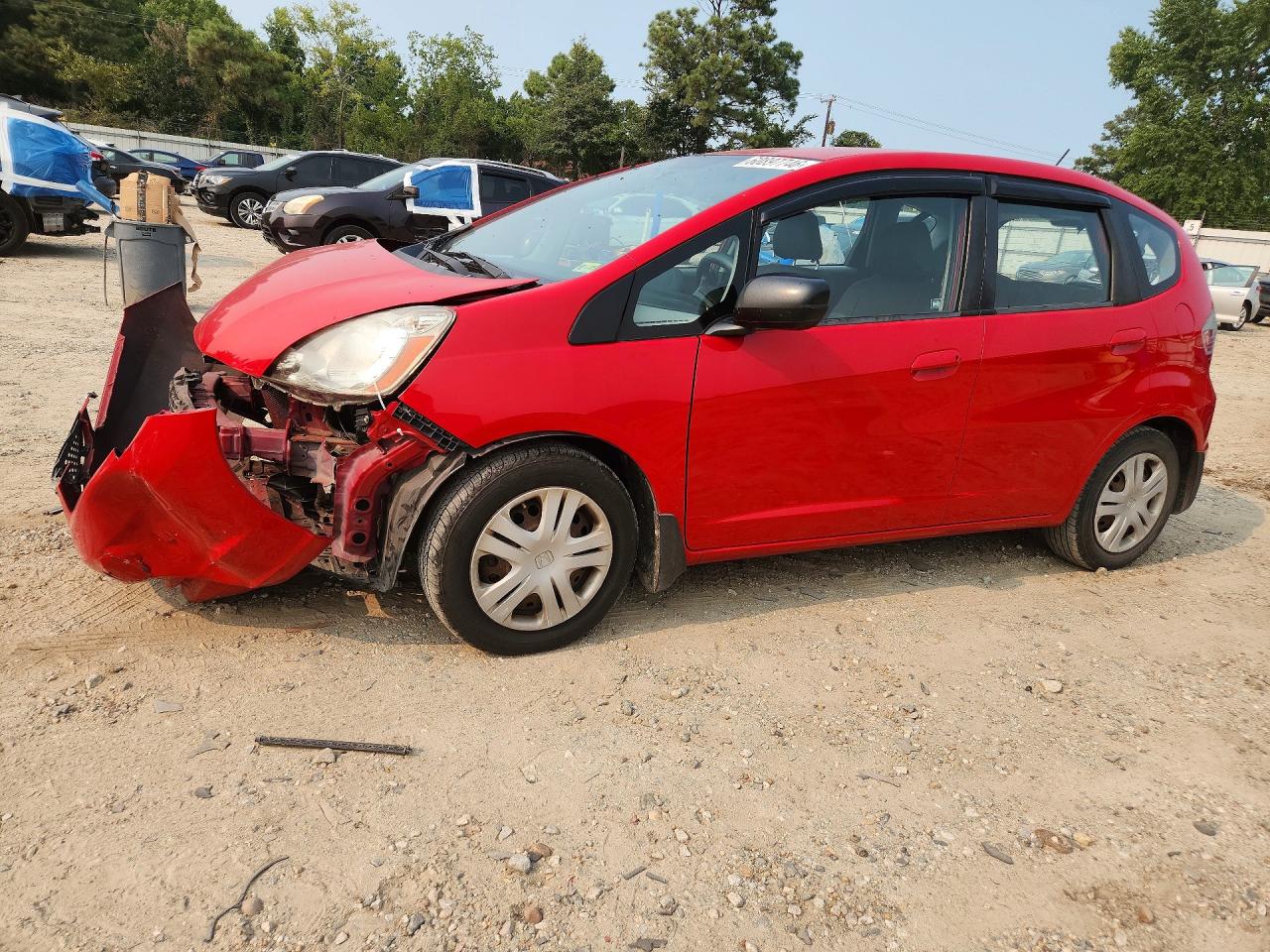 2009 Honda Fit Red vin: JHMGE88289C000276
