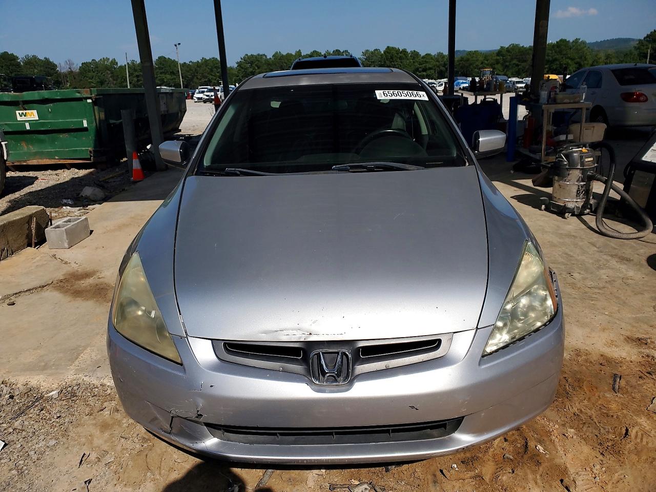 2005 Honda Accord Ex Silver vin: 1HGCM56875A032037