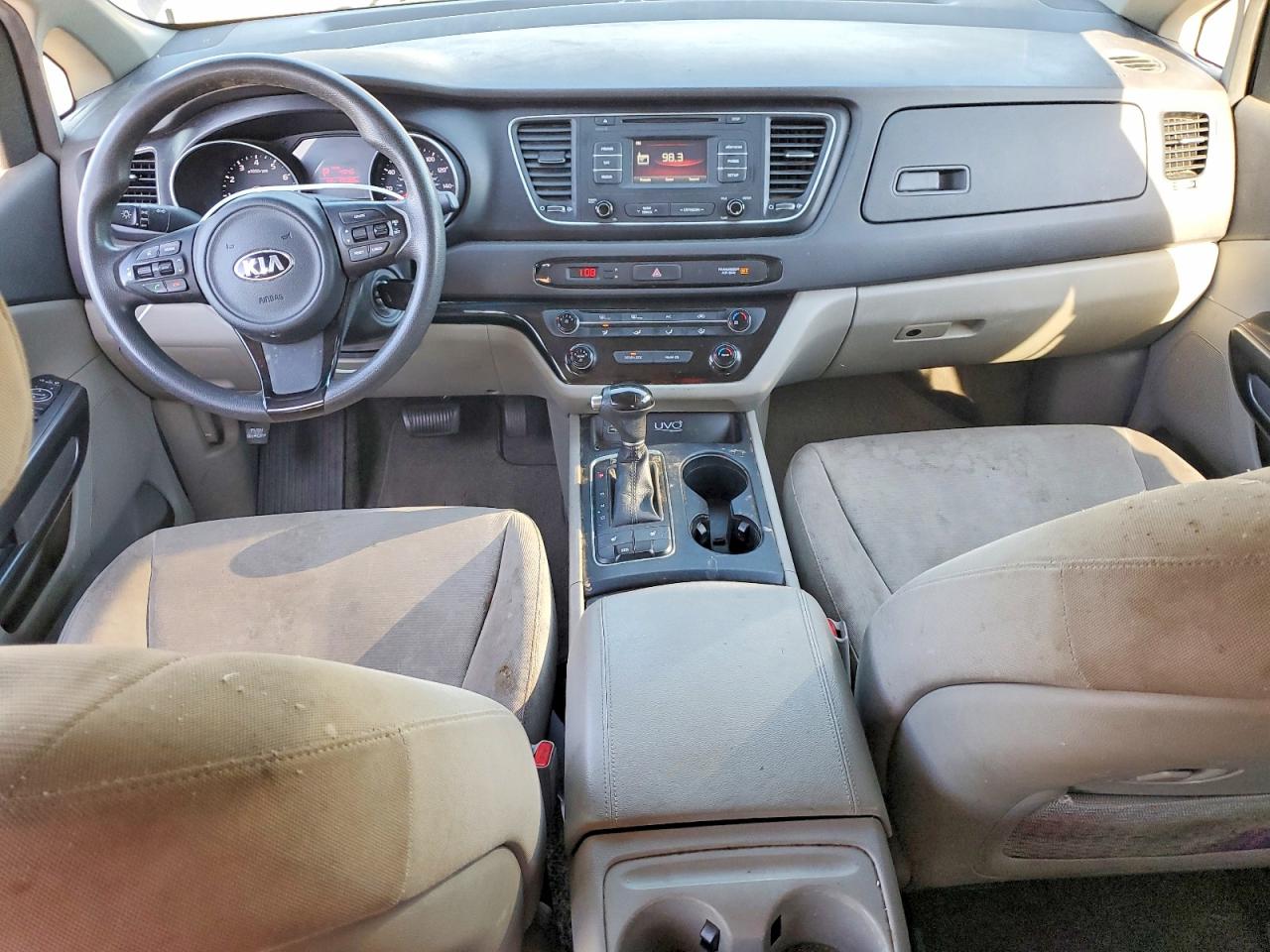 2015 Kia Sedona Lx Blue vin: KNDMB5C17F6050400