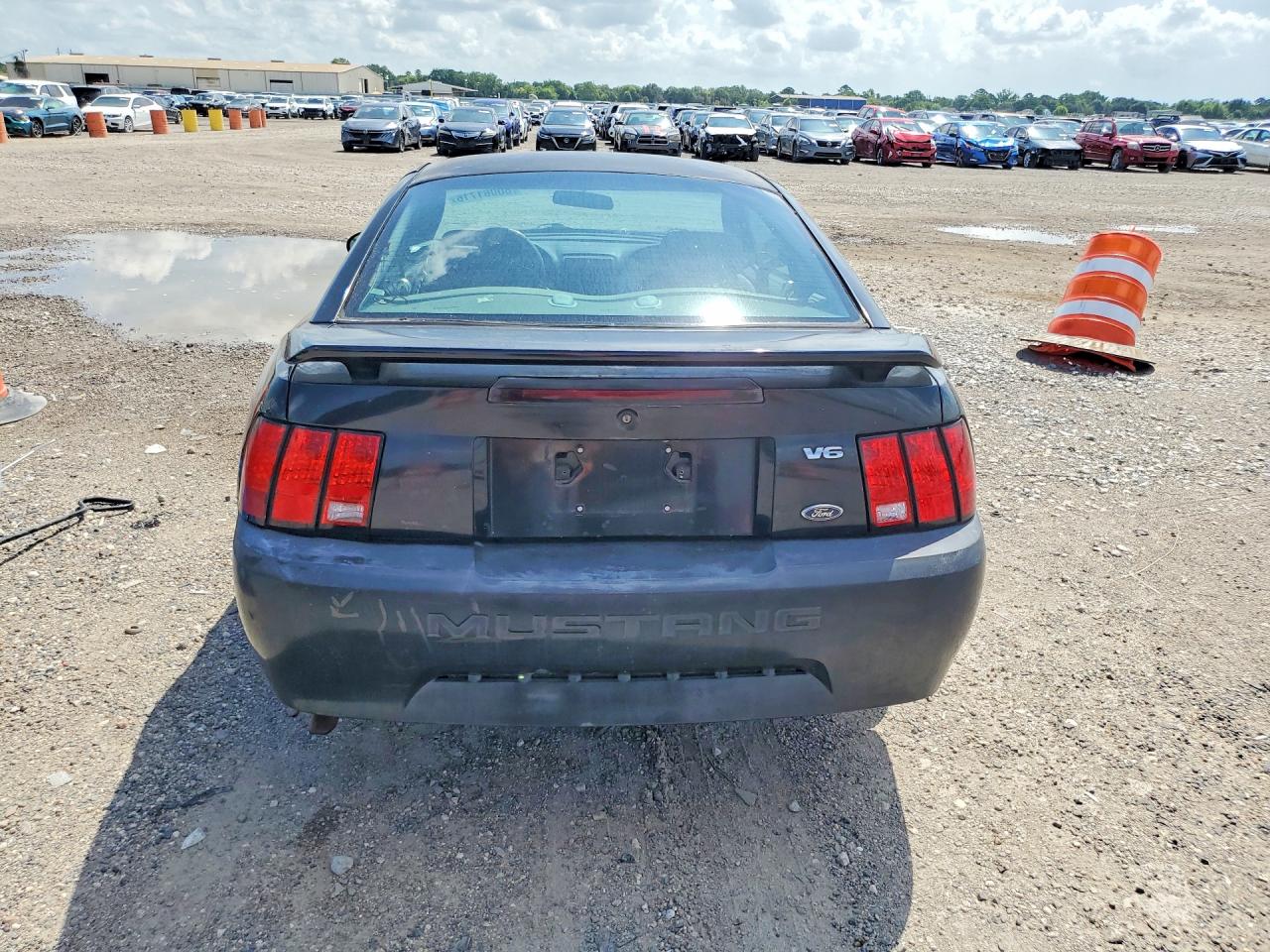 2003 Ford Mustang Black vin: 1FAFP40433F393712