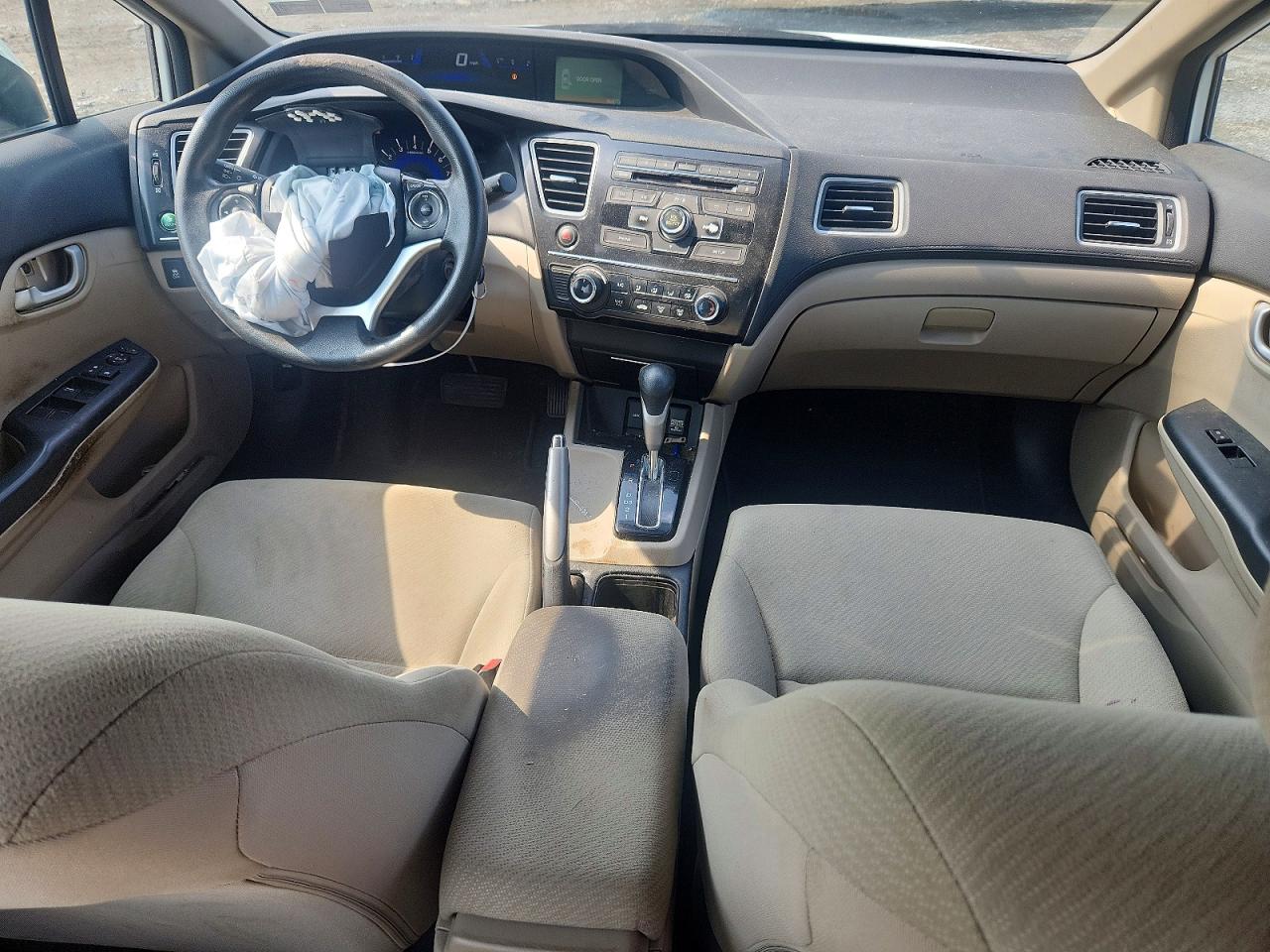 2013 Honda Civic Lx White vin: 19XFB2F57DE287661