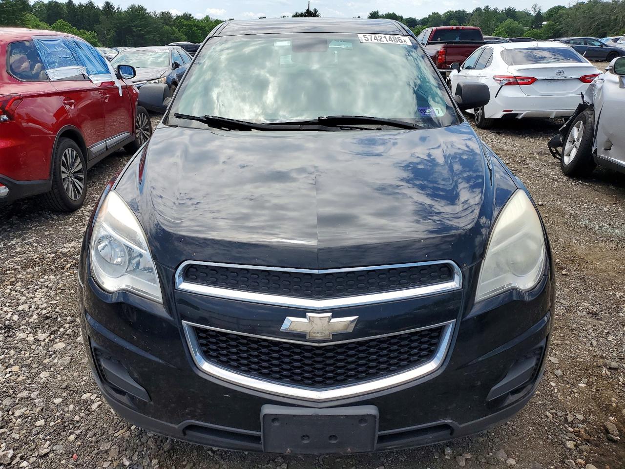 2015 Chevrolet Equinox Ls Black vin: 2GNFLEEK9F6183348