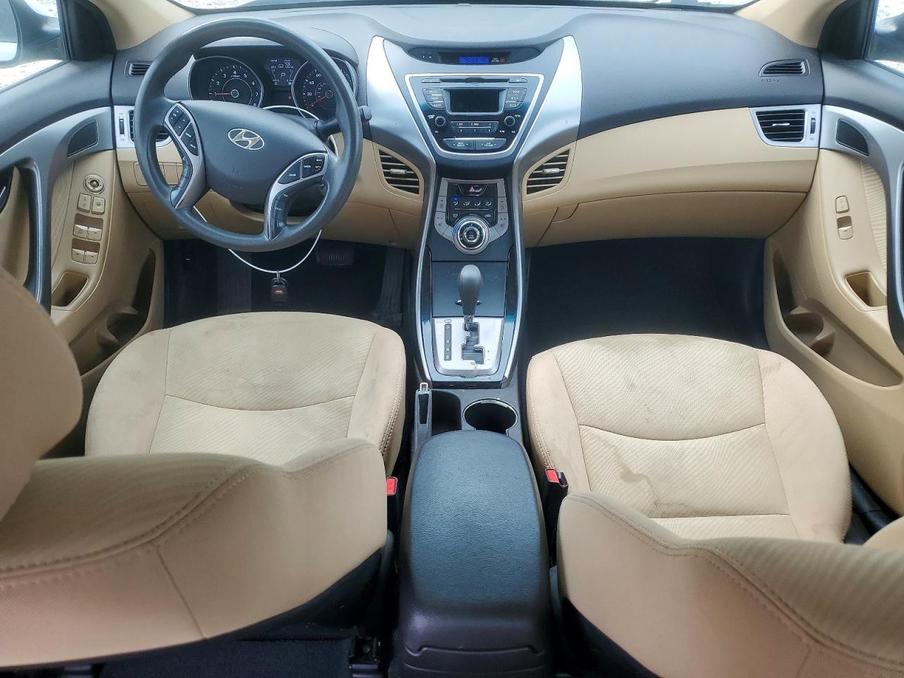 2013 Hyundai Elantra Gls White vin: 5NPDH4AE1DH346644