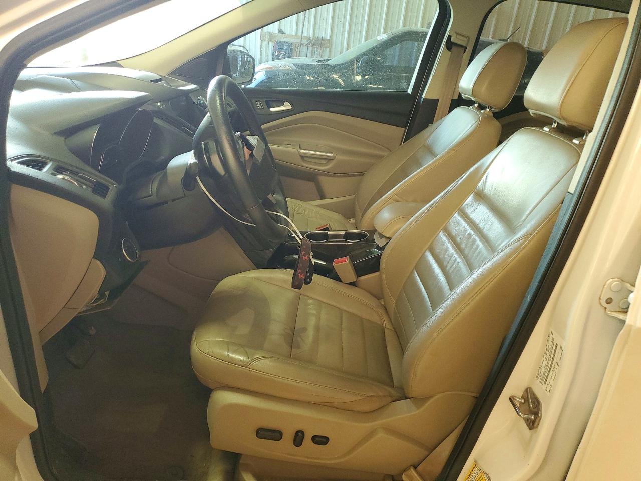 2015 Ford Escape Titanium Белый vin: 1FMCU0JX2FUC24994