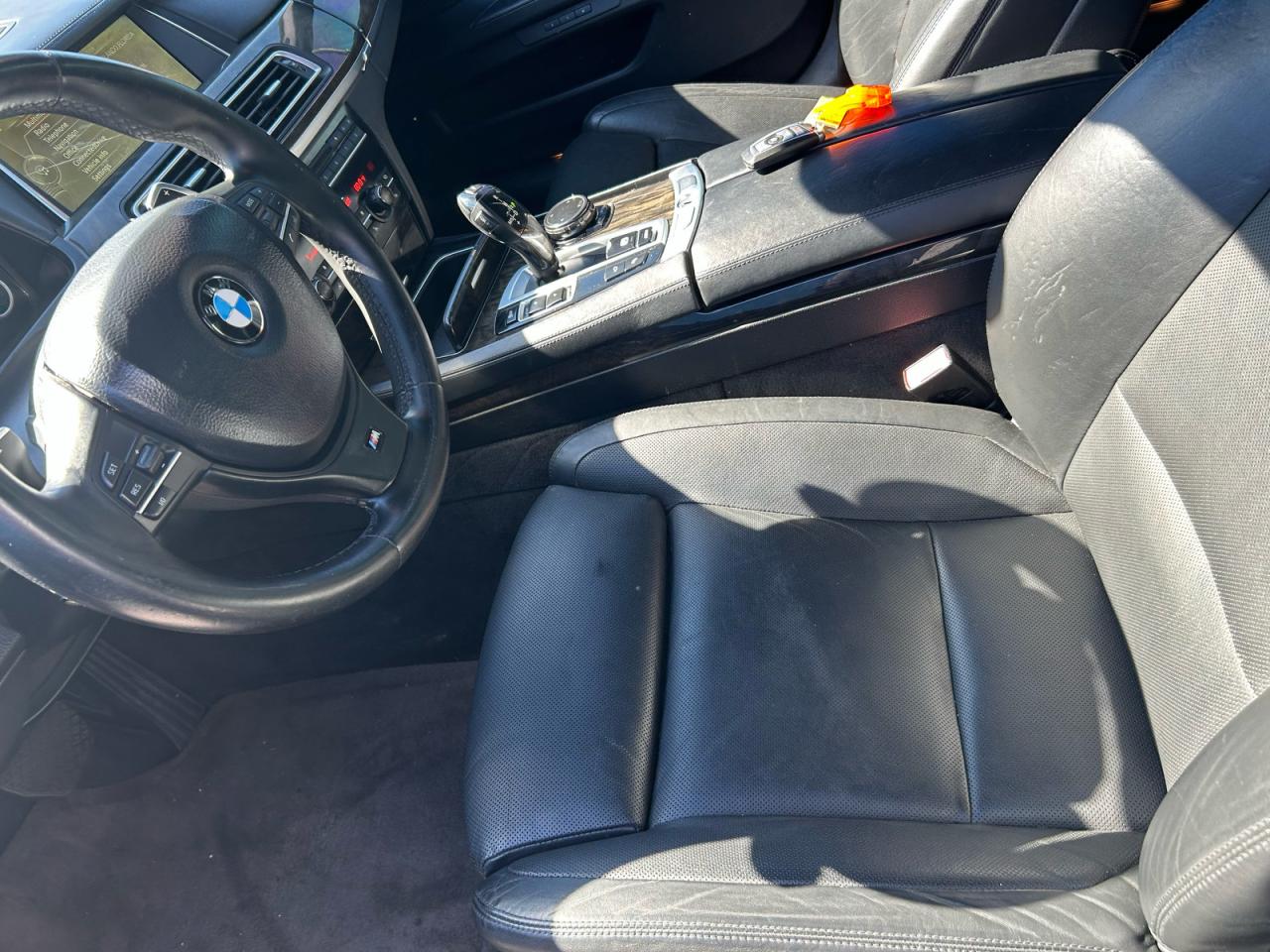 2014 Bmw 750 Li Black vin: WBAYE8C5XED134439