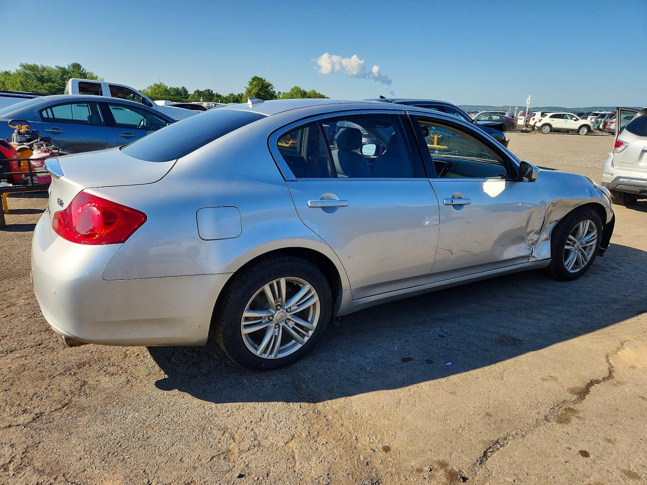 2010 Infiniti G37 Sedan X Silver vin: JN1CV6AR2AM452592