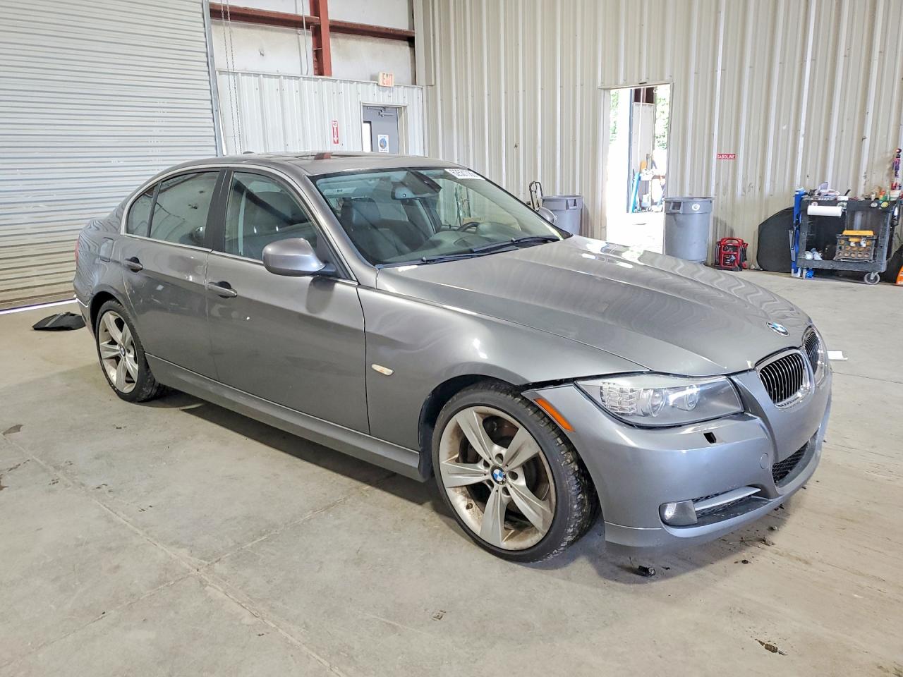 2011 Bmw 335 Xi Gray vin: WBAPL5C57BA920132