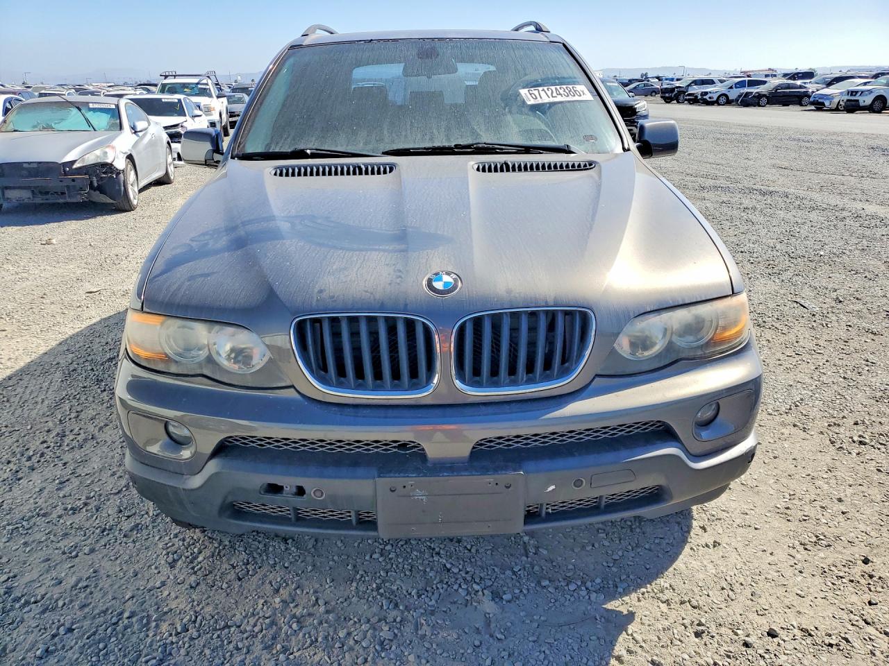 2006 Bmw X5 3.0i Gray vin: 5UXFA135X6LY19463