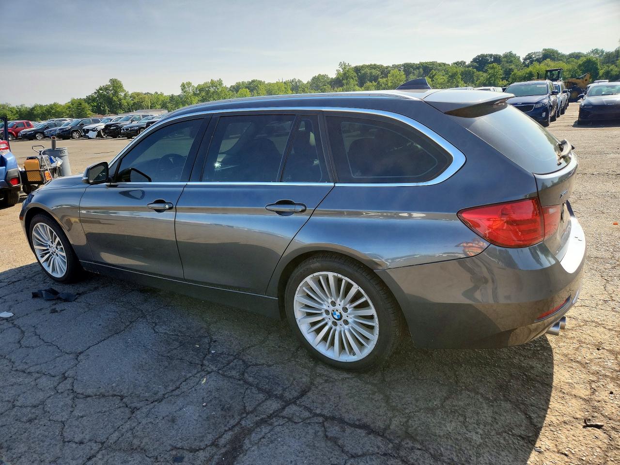 2014 Bmw 328 Xi Gray vin: WBA3G7C58EK296256