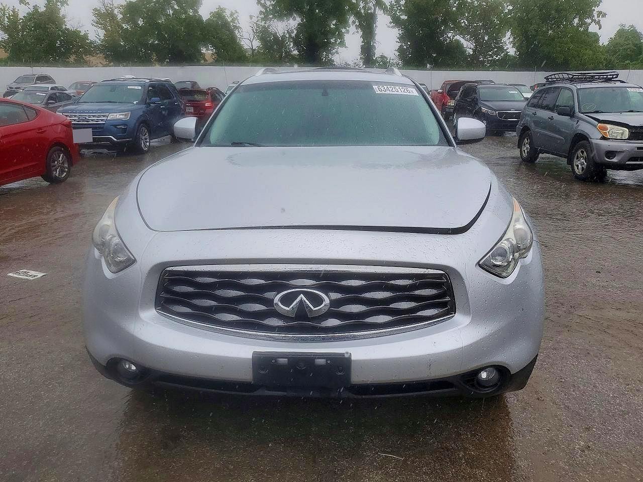 2010 Infiniti Fx35 Base Silver vin: JN8AS1MW4AM852501