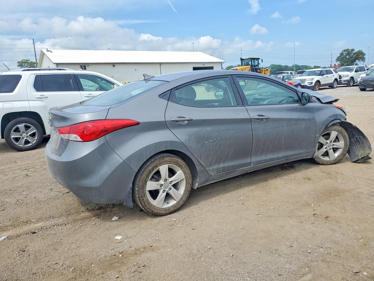 2013 Hyundai Elantra Gls Silver vin: 5NPDH4AE5DH154157