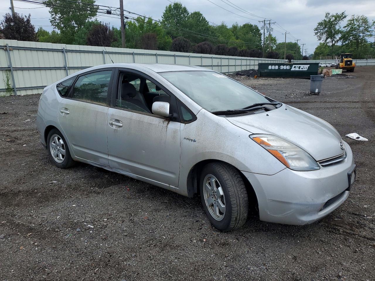 2008 Toyota Prius Base Silver vin: JTDKB20U487729767