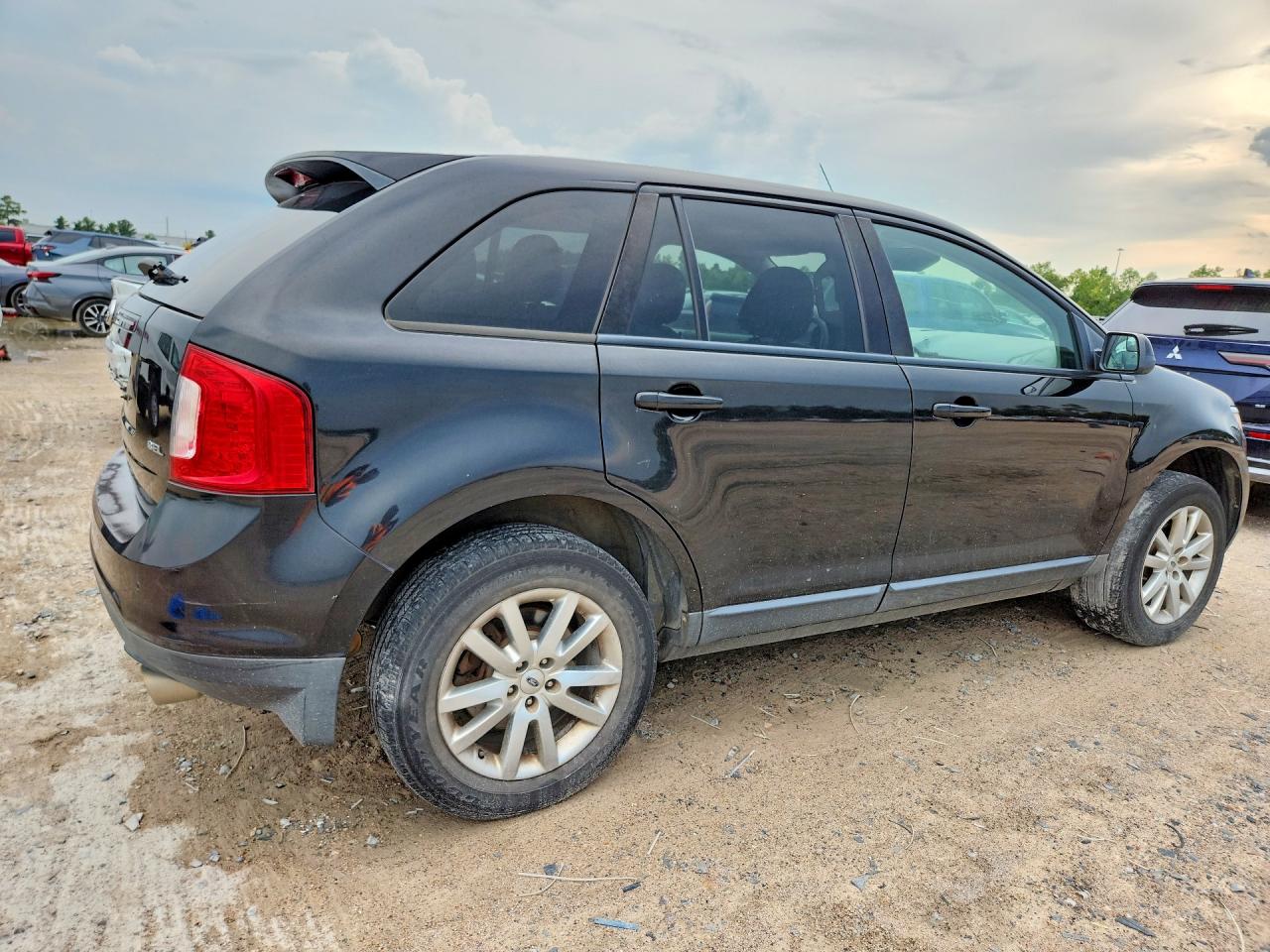 2014 Ford Edge Sel Черный vin: 2FMDK3JC5EBB74900