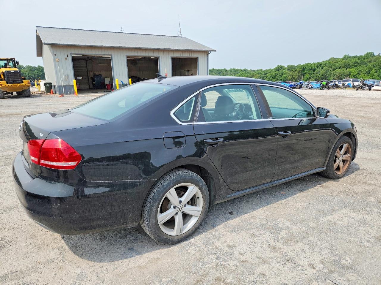 2013 Volkswagen Passat Se Black vin: 1VWBP7A31DC080464