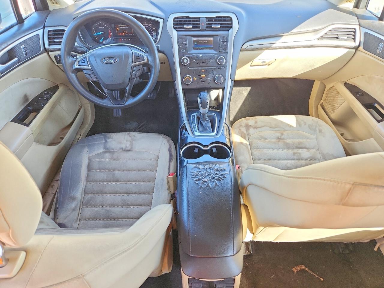 2015 Ford Fusion Se White vin: 3FA6P0H70FR143827