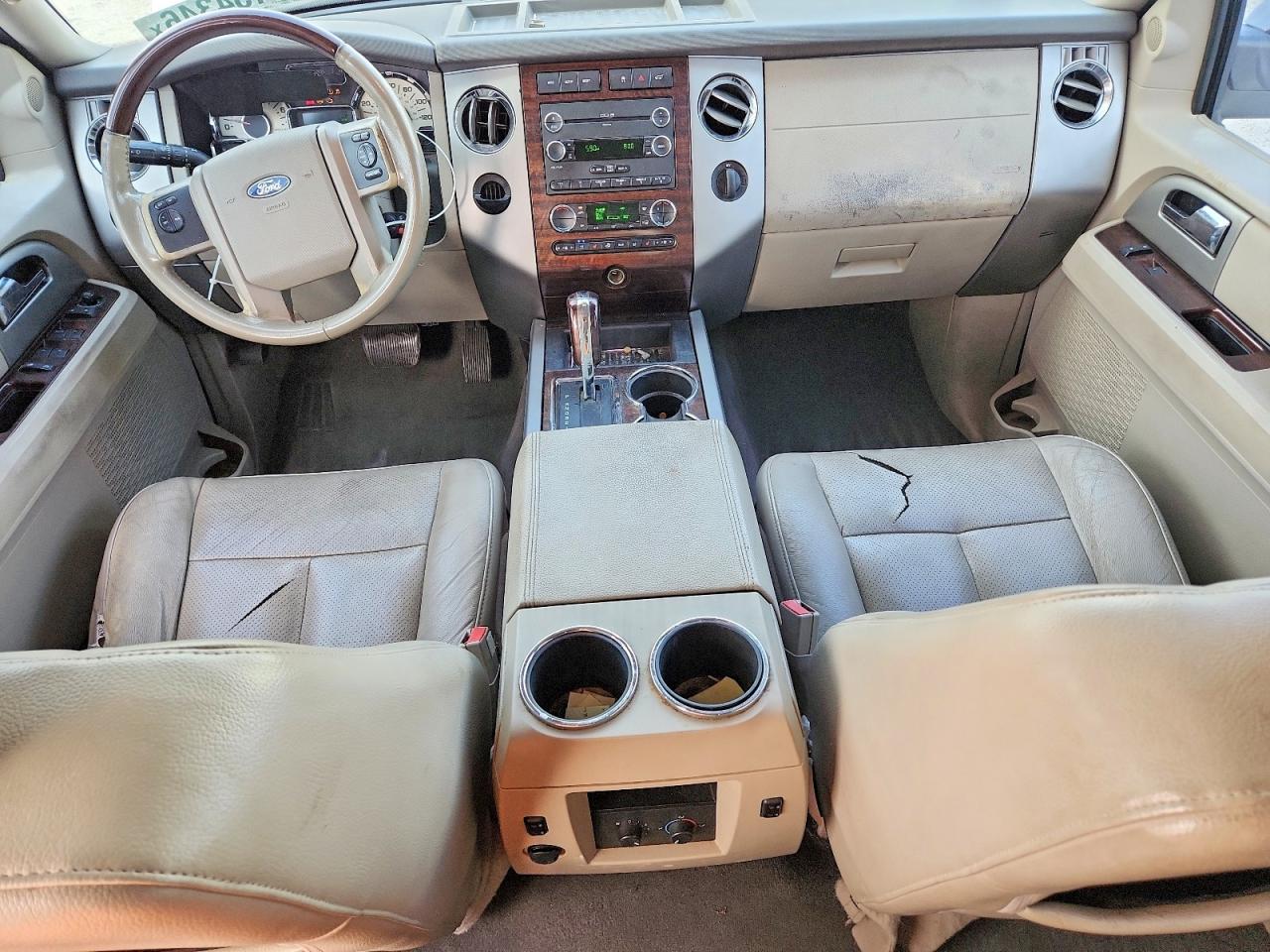 2009 Ford Expedition Limited White vin: 1FMFU195X9LA14210