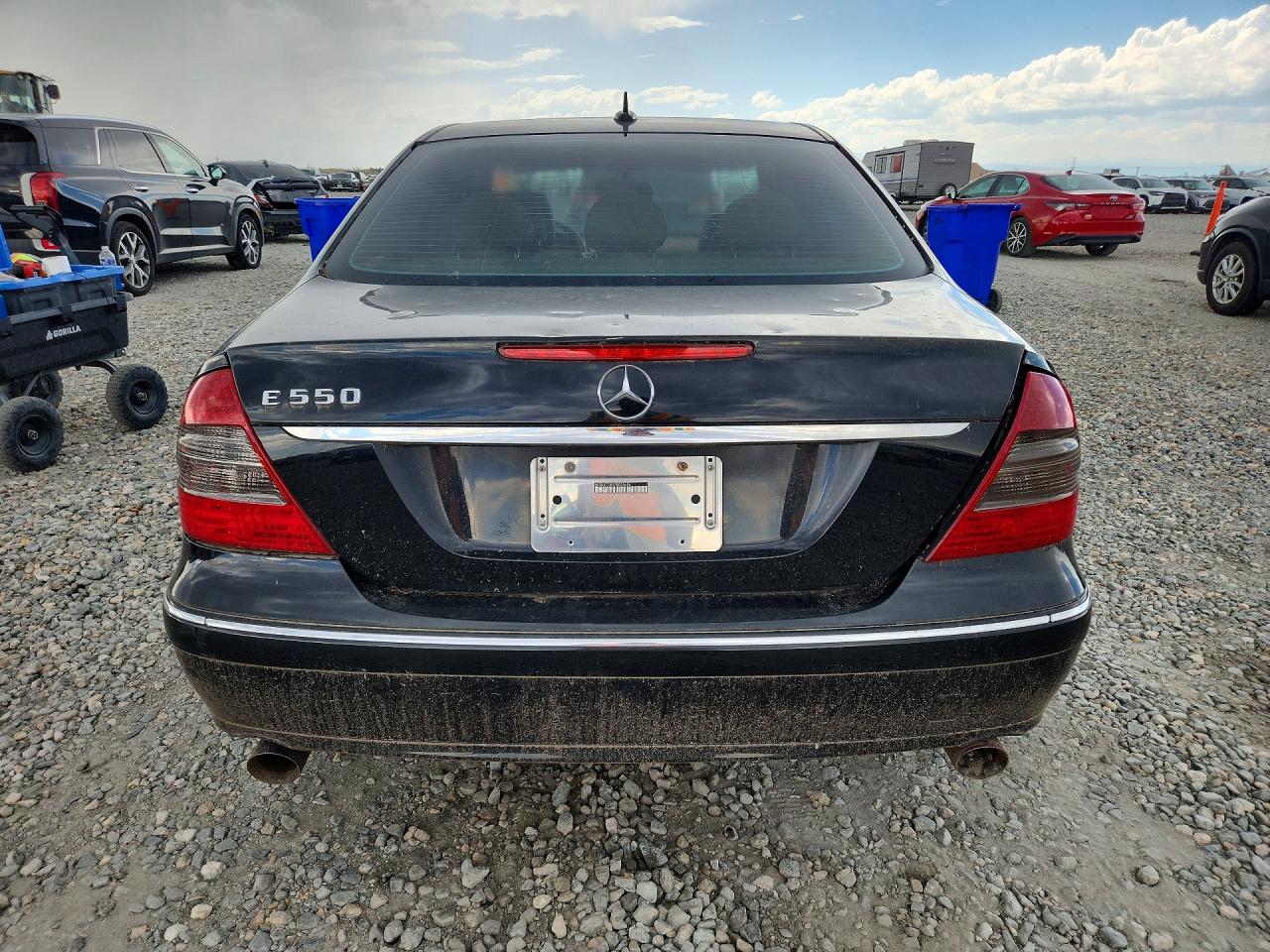 2007 Mercedes-benz E 550 Черный vin: WDBUF72XX7B024645