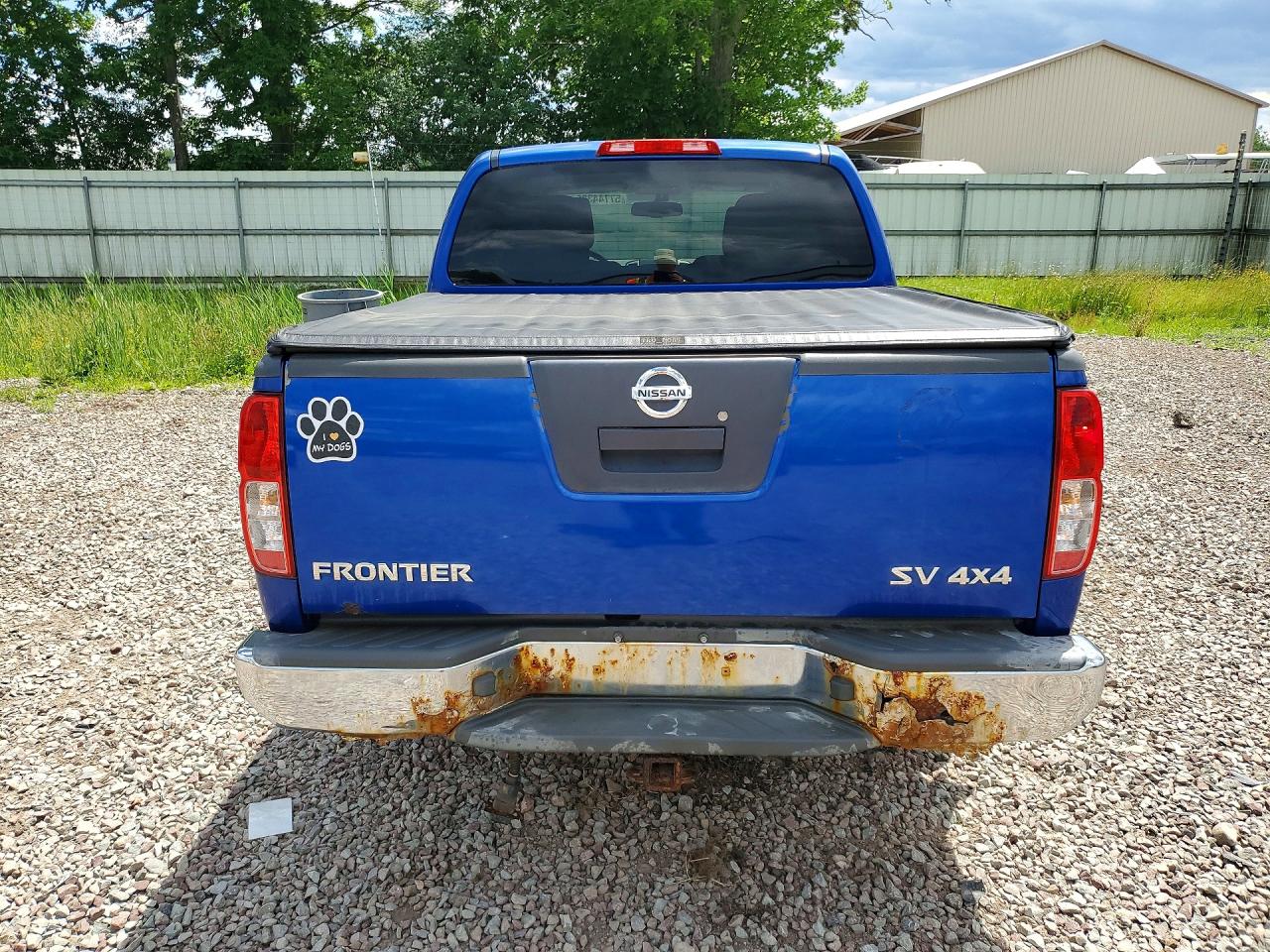 2012 Nissan Frontier S Blue vin: 1N6AD0EV2CC417570
