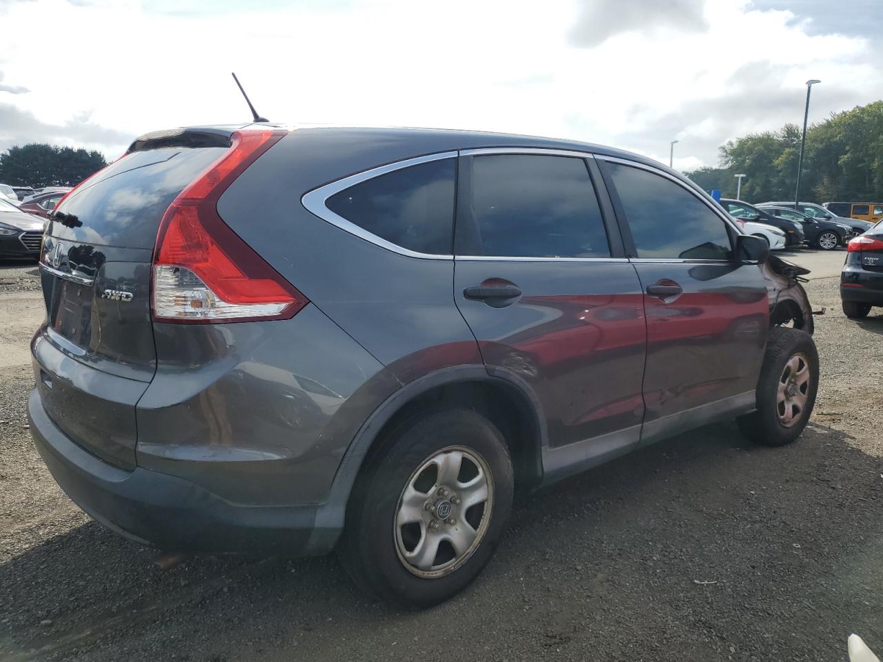 2012 Honda Cr-v Lx Gray vin: 2HKRM4H38CH620734