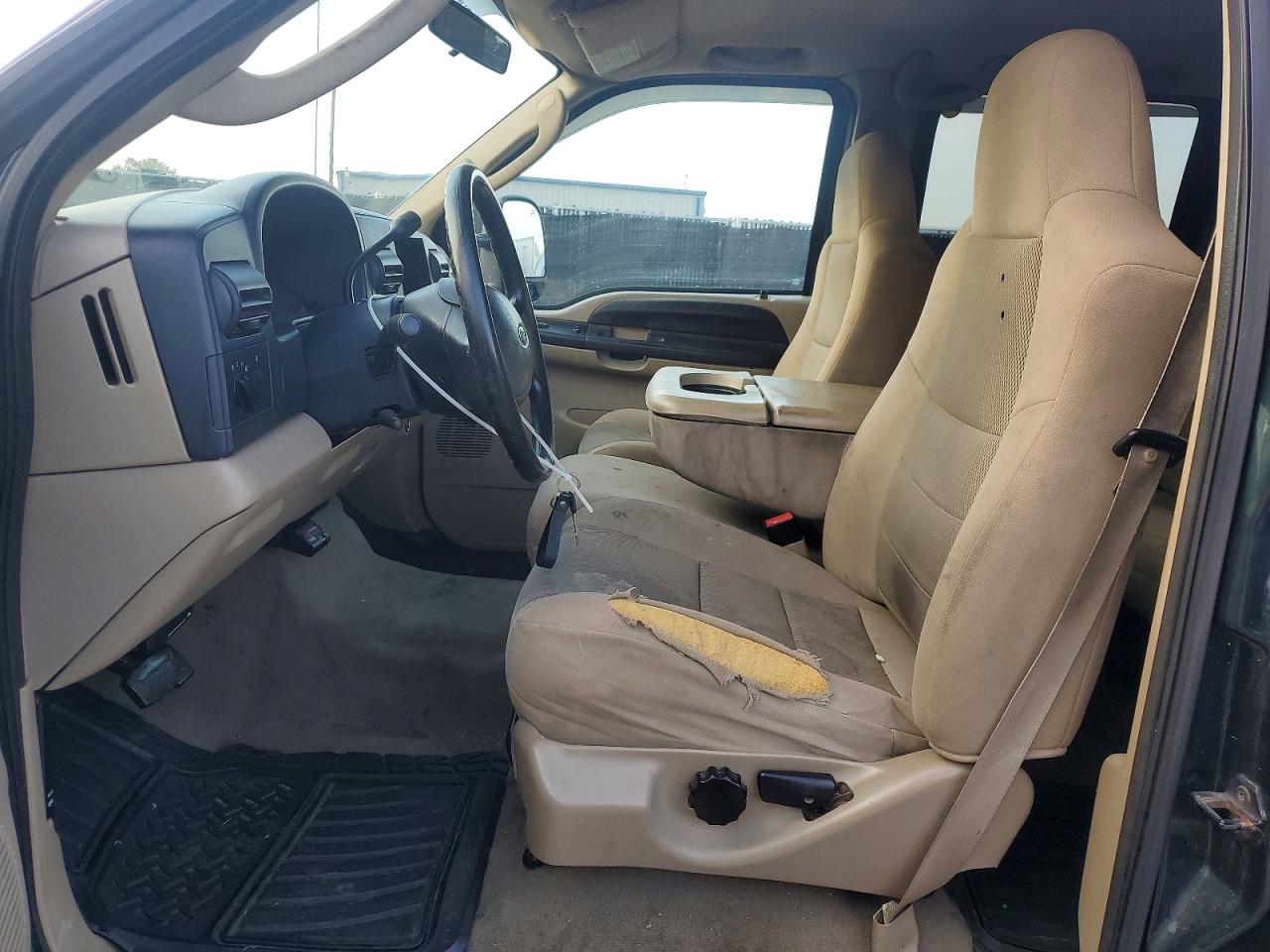 2005 Ford F250 Super Duty Green vin: 1FTSW21595EA70720