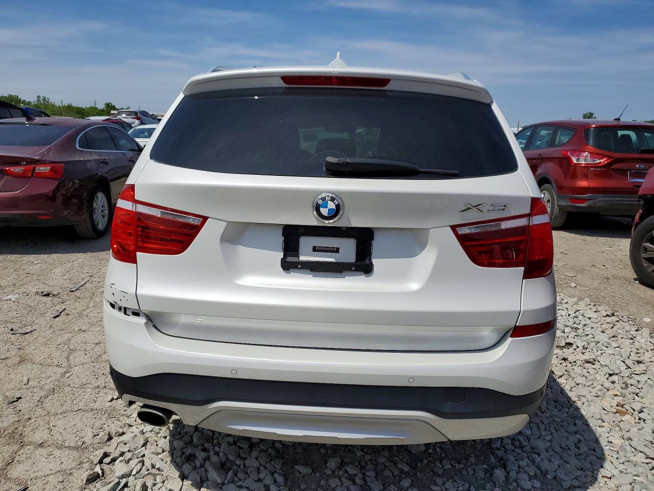 2016 Bmw X3 Xdrive28d Белый vin: 5UXWY3C54G0N87565