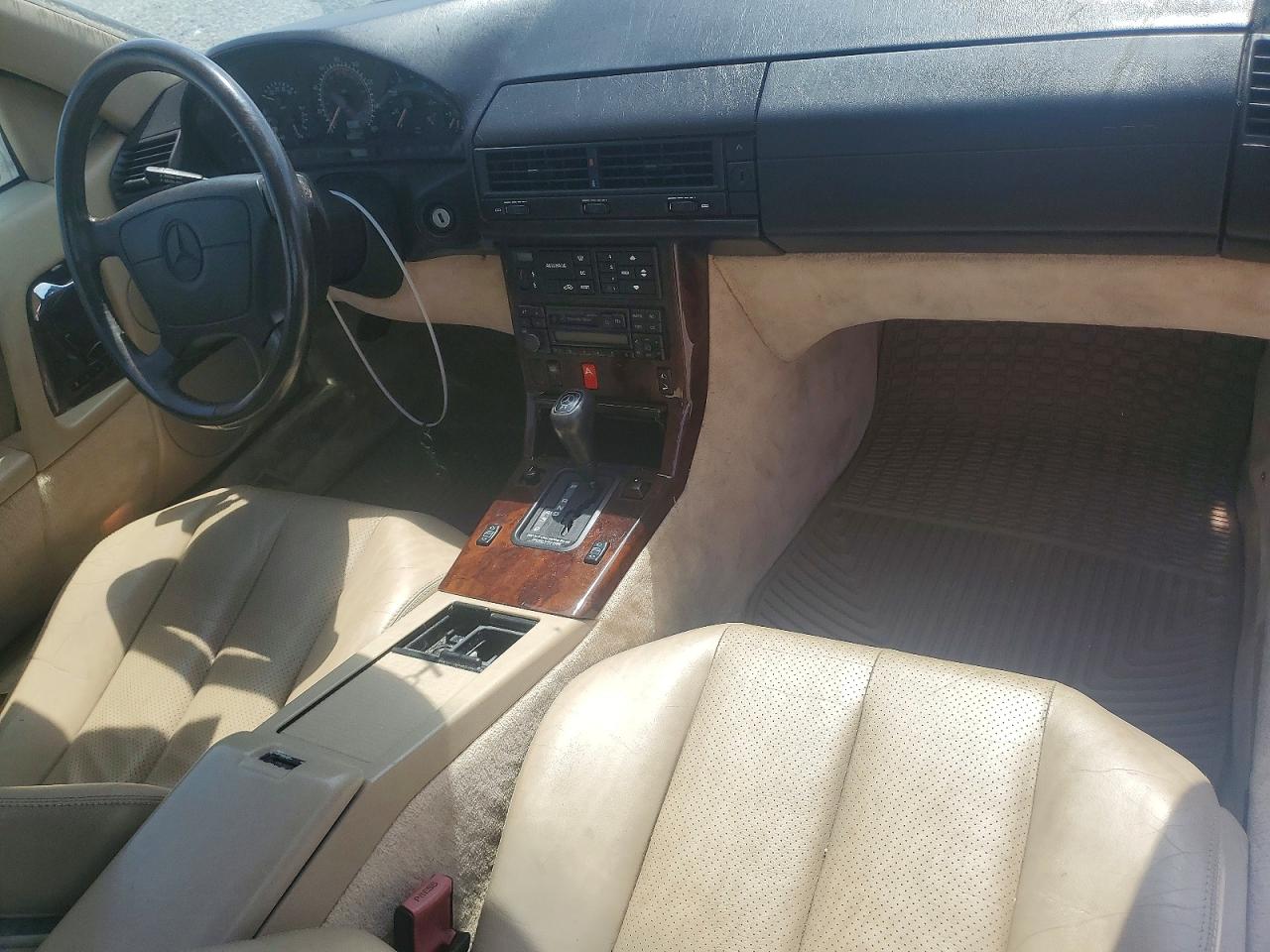 1995 Mercedes-benz Sl 320 Gold vin: WDBFA63E3SF124909
